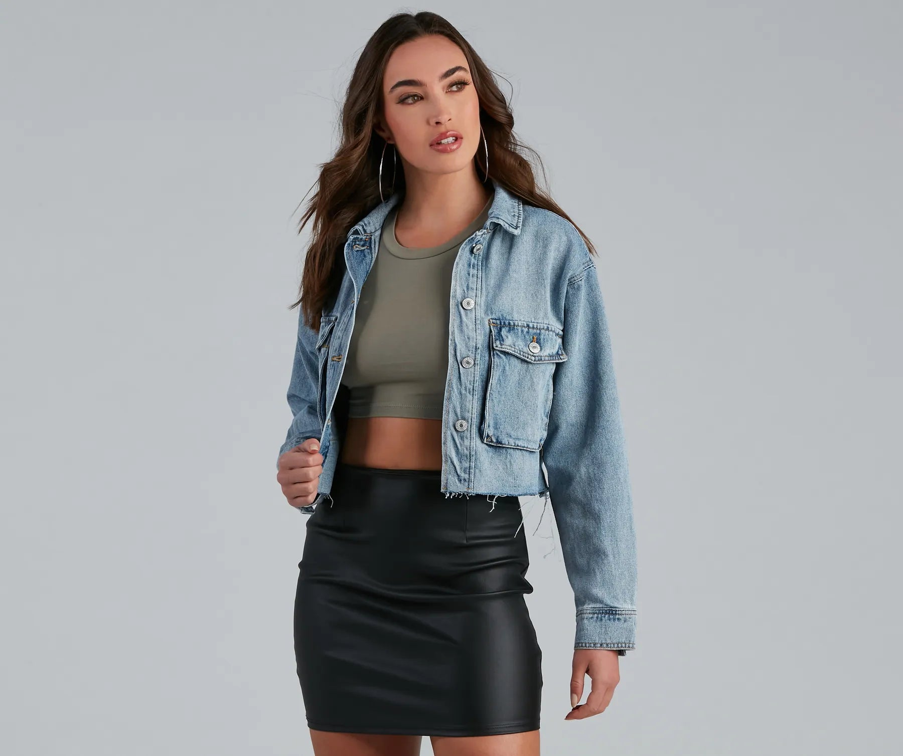 Keep It Chill Relaxed Denim Jacket - Image 5