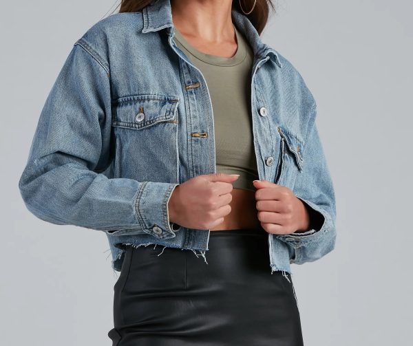 Keep It Chill Relaxed Denim Jacket - Image 8