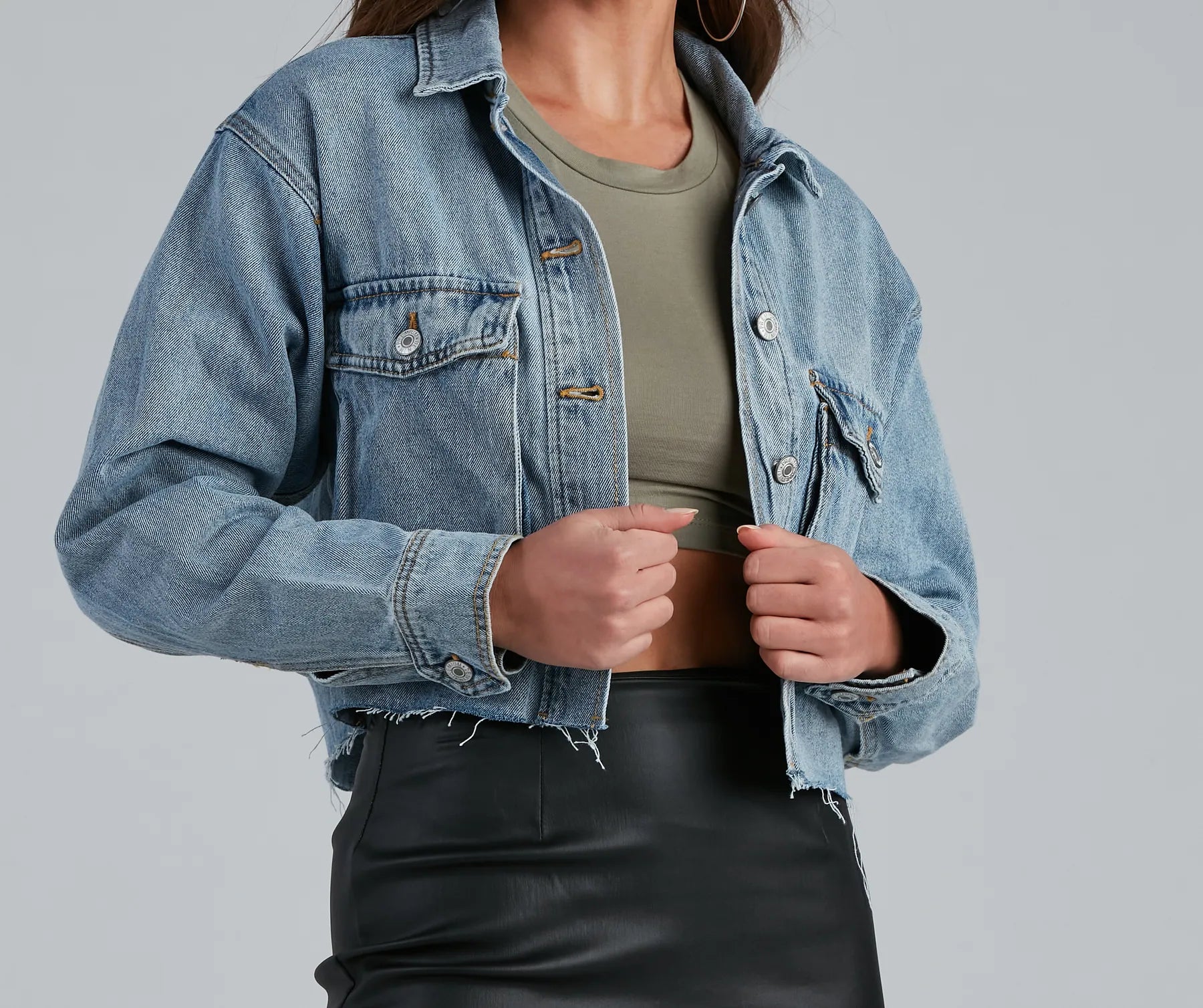 Keep It Chill Relaxed Denim Jacket - Image 8