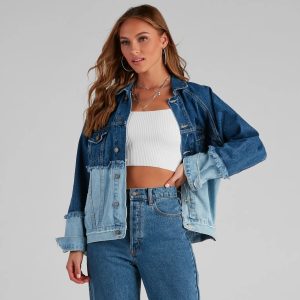 Effortless Trendsetter Denim Jacket
