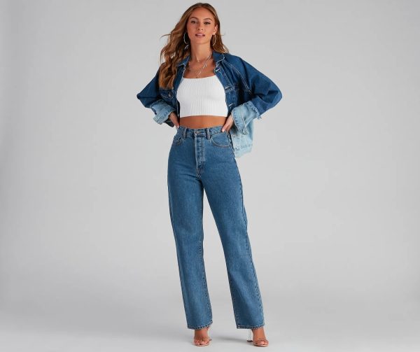 Effortless Trendsetter Denim Jacket - Image 2