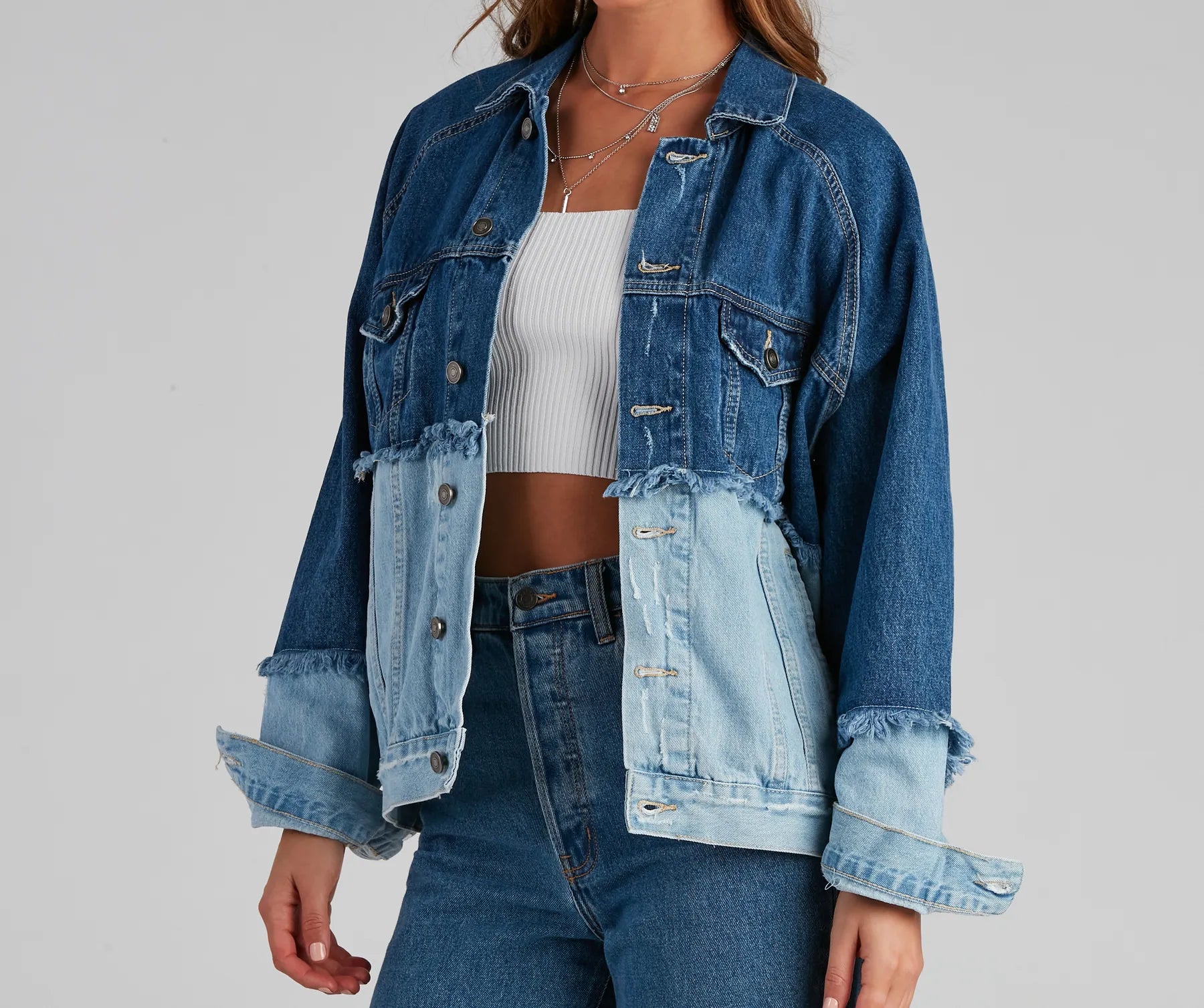 Effortless Trendsetter Denim Jacket - Image 4