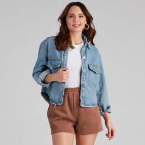 Denim Daze Distressed Jacket