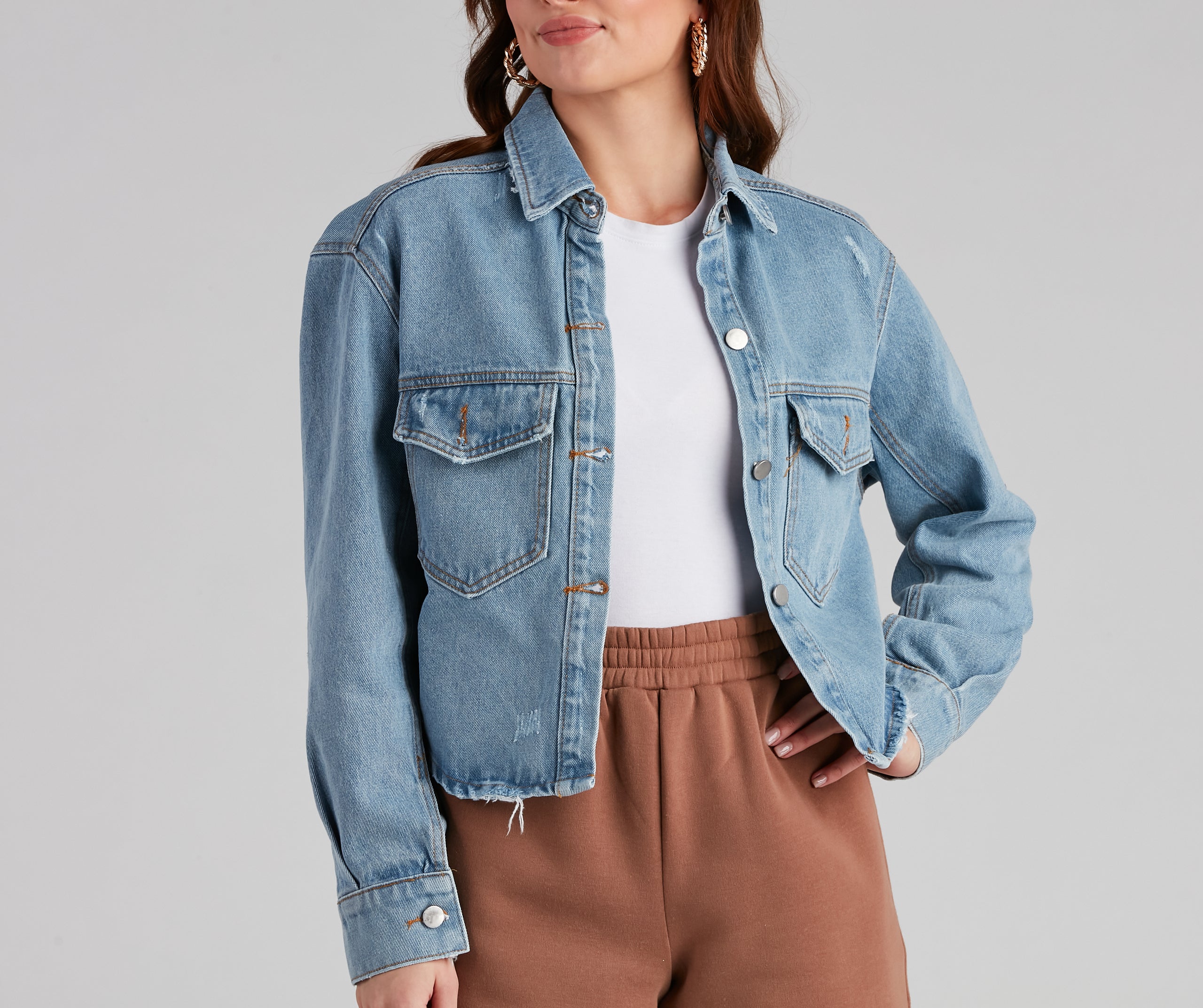 Denim Daze Distressed Jacket - Image 4