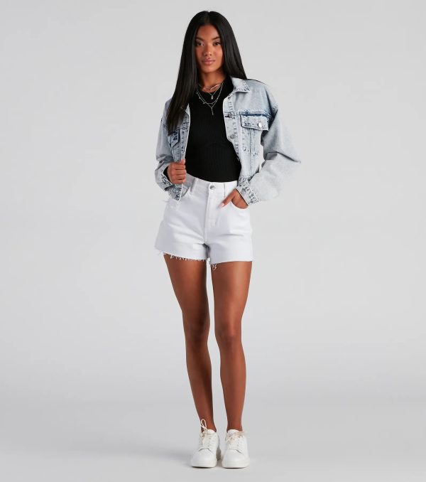 Pit Stop Acid Wash Denim Jacket - Image 3