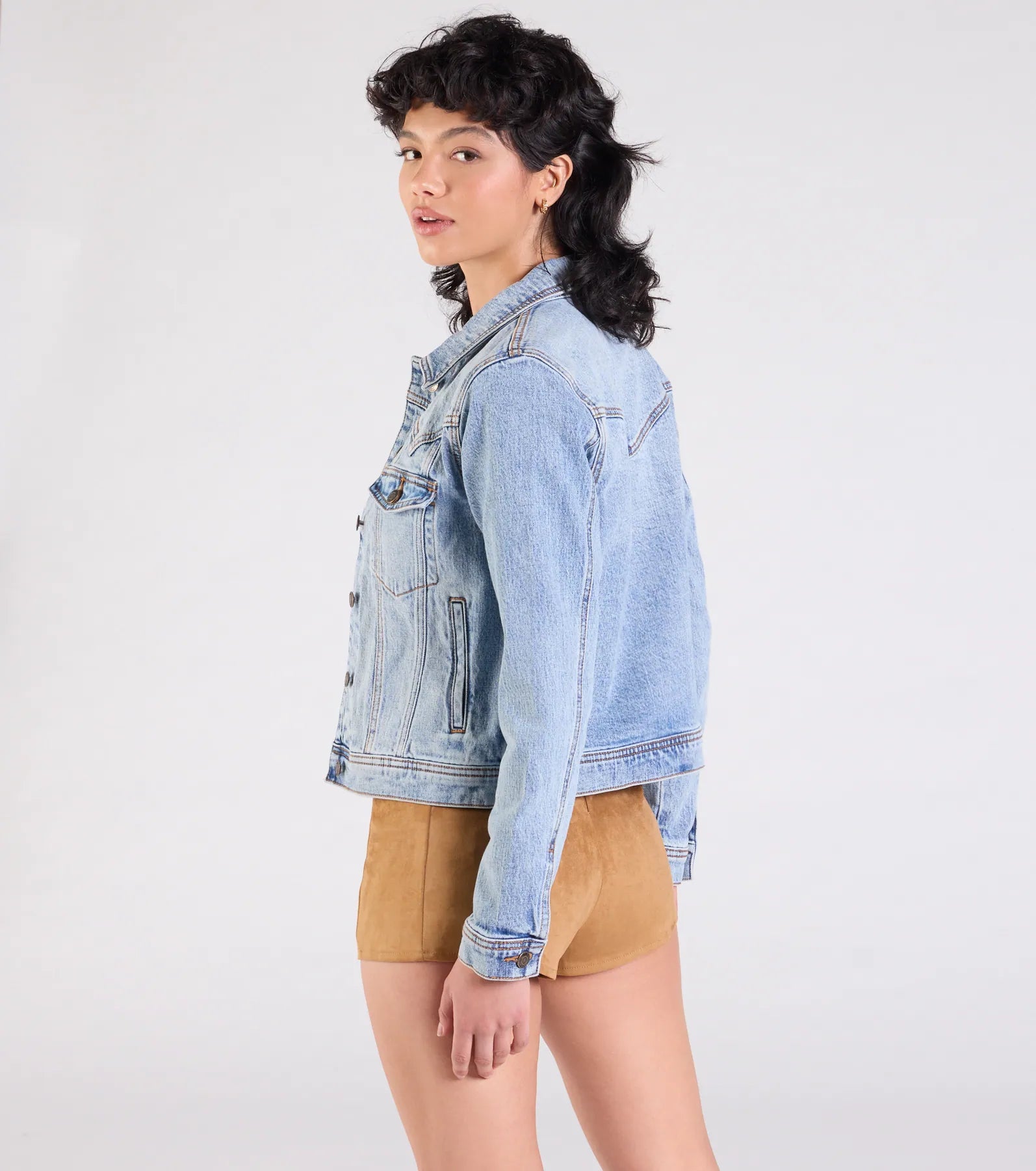 Country Flair Western Denim Jacket - Image 2