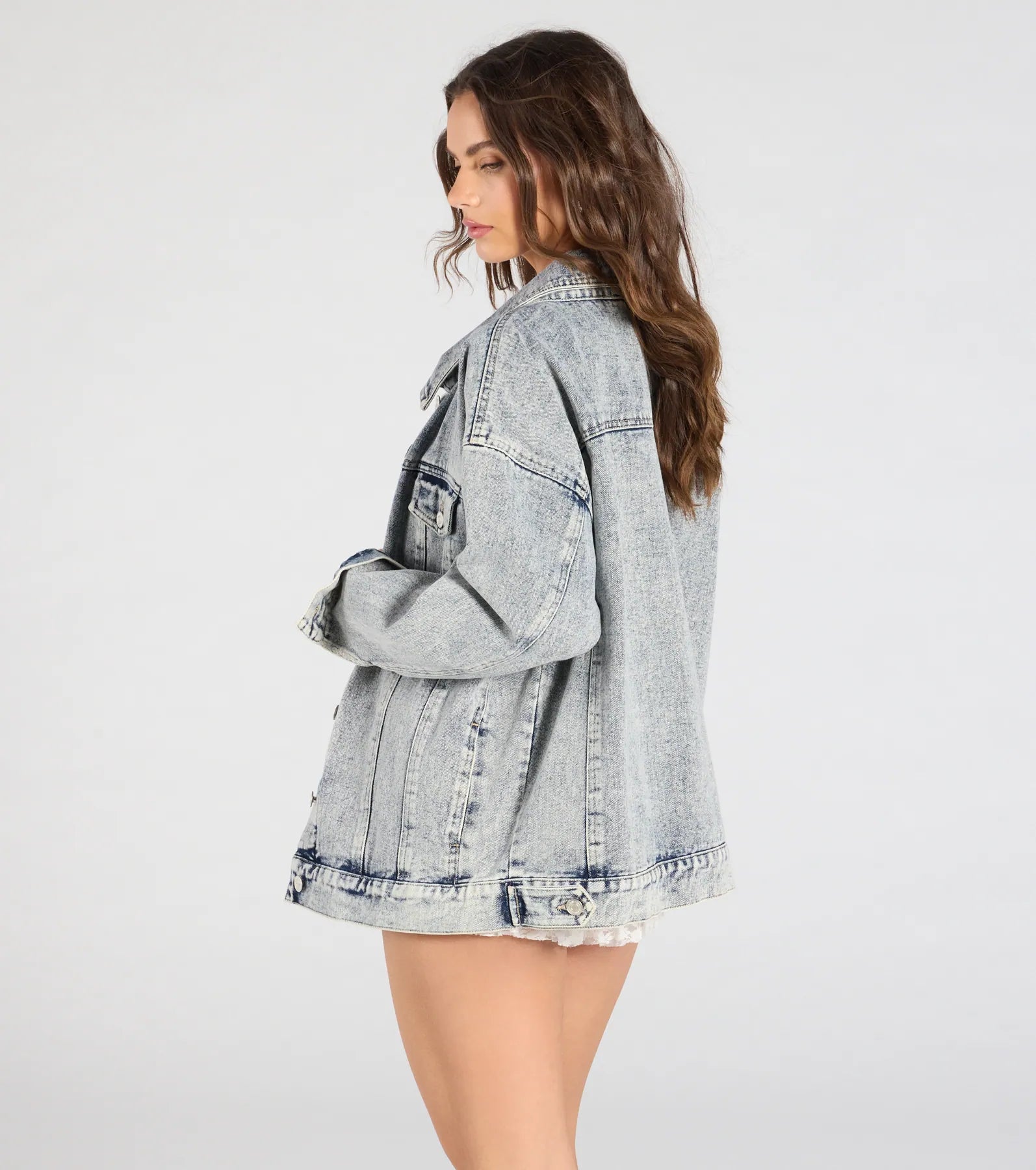 Easy Like Oversized Denim Jacket - Image 2