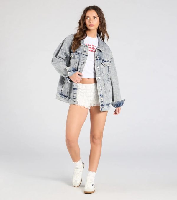 Easy Like Oversized Denim Jacket - Image 3