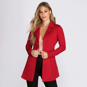 Amore Long Belted Trench Coat