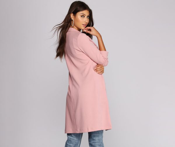 Boss Babe Crepe Longline Blazer - Image 12