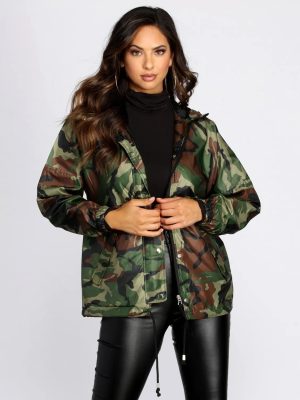 In Plain Sight Nylon Longline Jacket