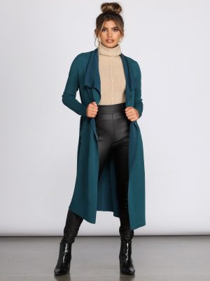 You Better Work Trench Coat