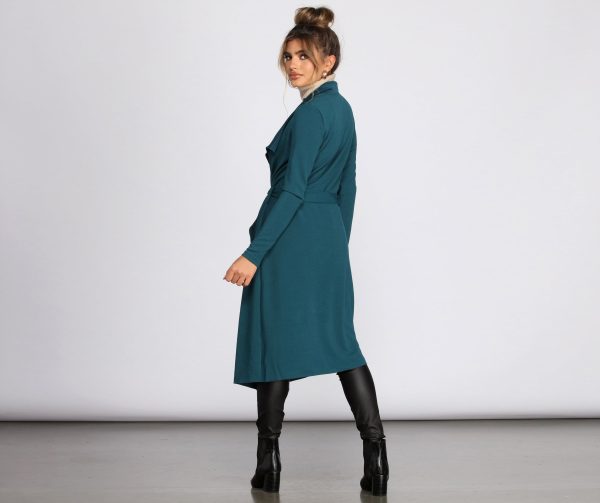 You Better Work Trench Coat - Image 2