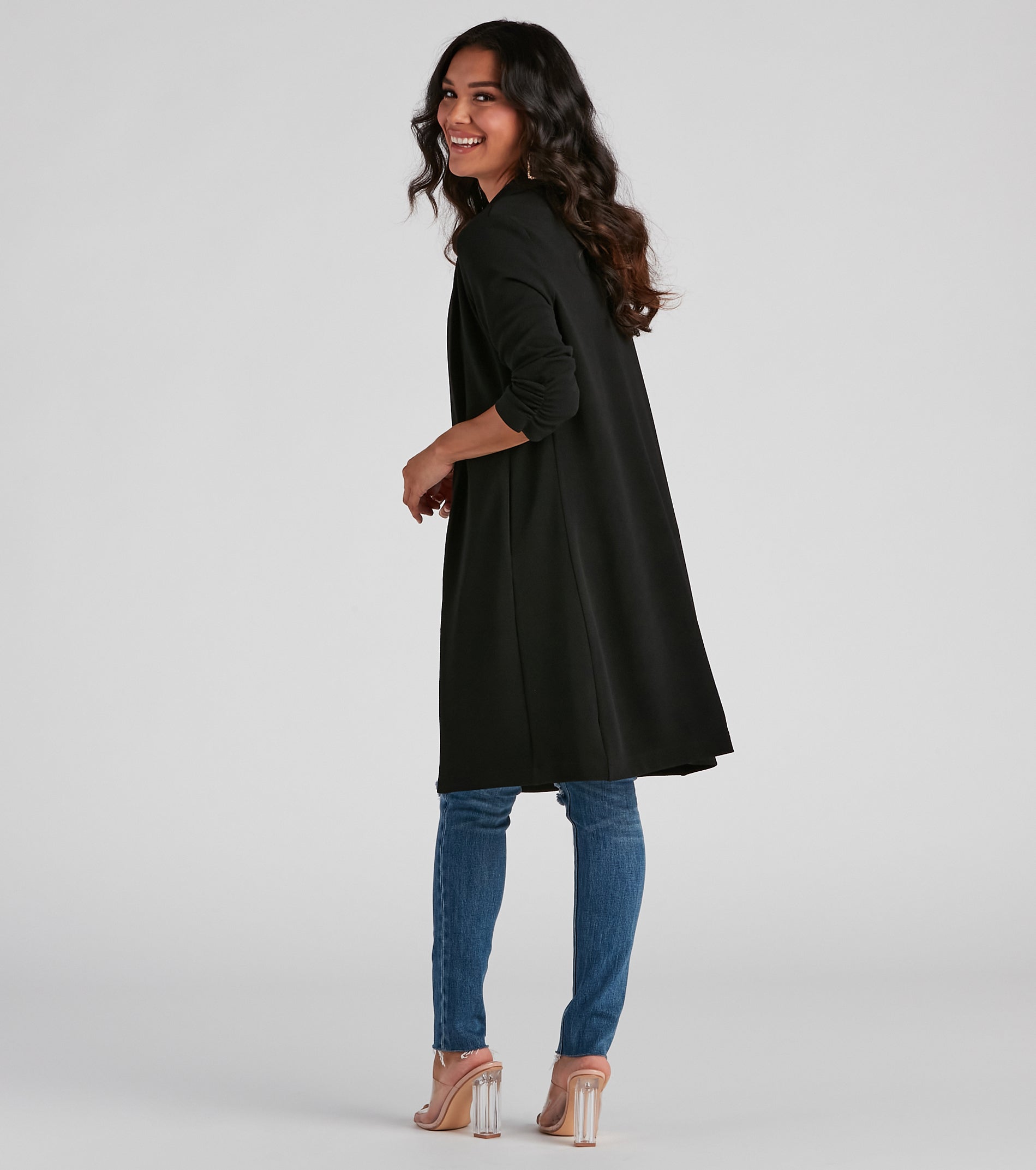 Boss Babe Crepe Longline Blazer - Image 7