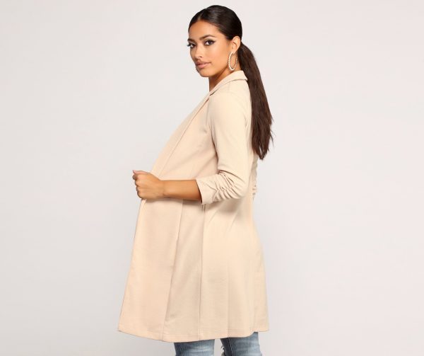 Boss Babe Crepe Longline Blazer - Image 9