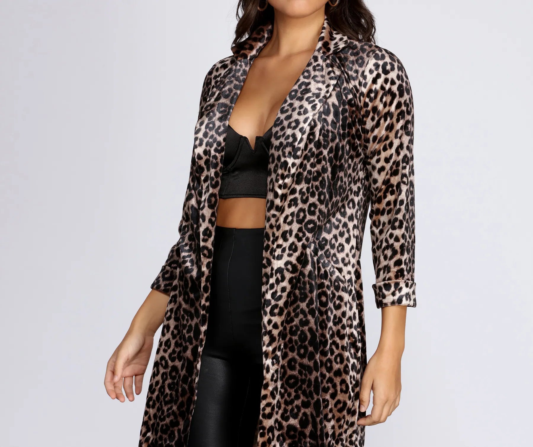 Sassy Sophiscation Velvet Blazer - Image 2