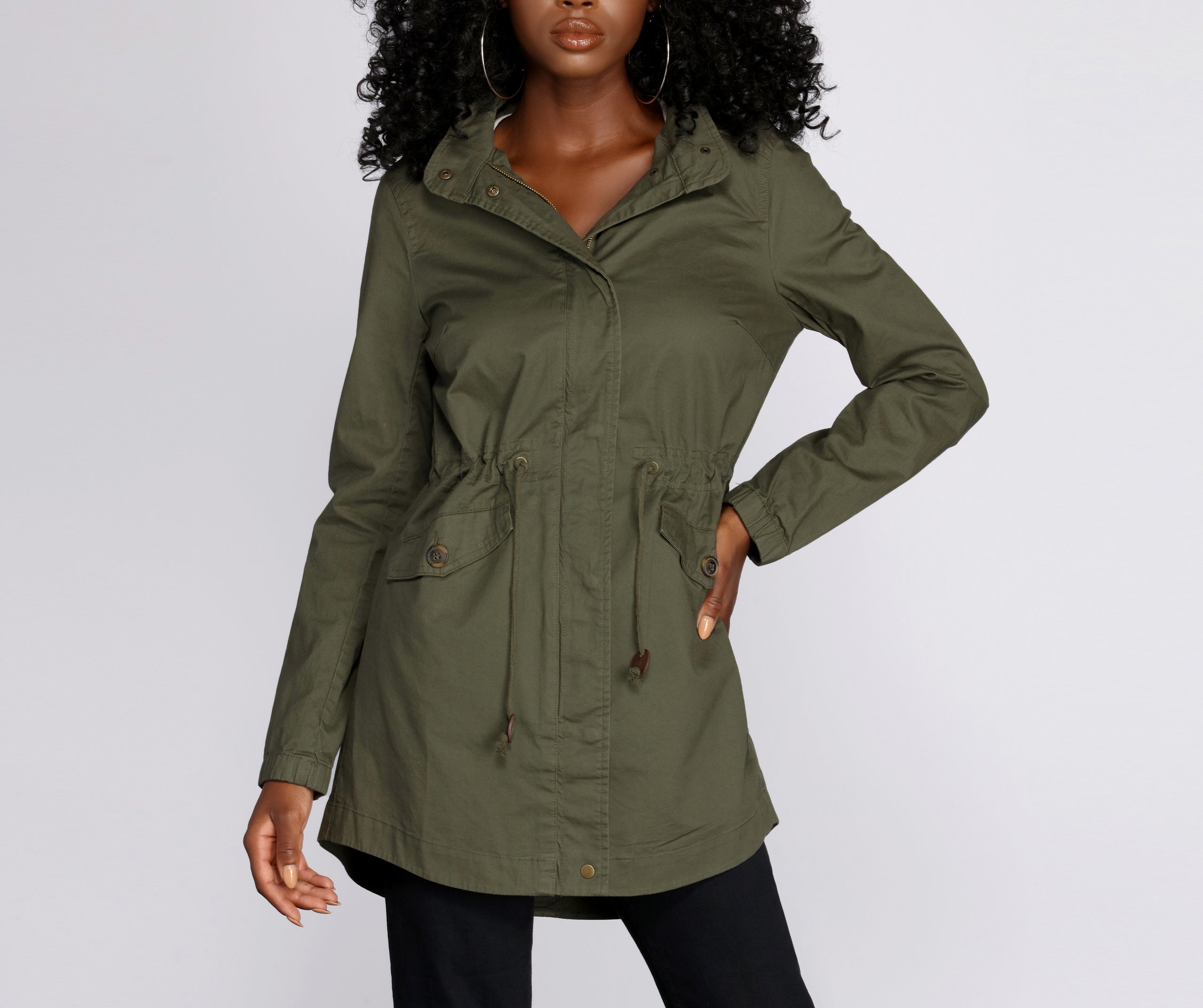 Fall In Line Longline Anorak - Image 5