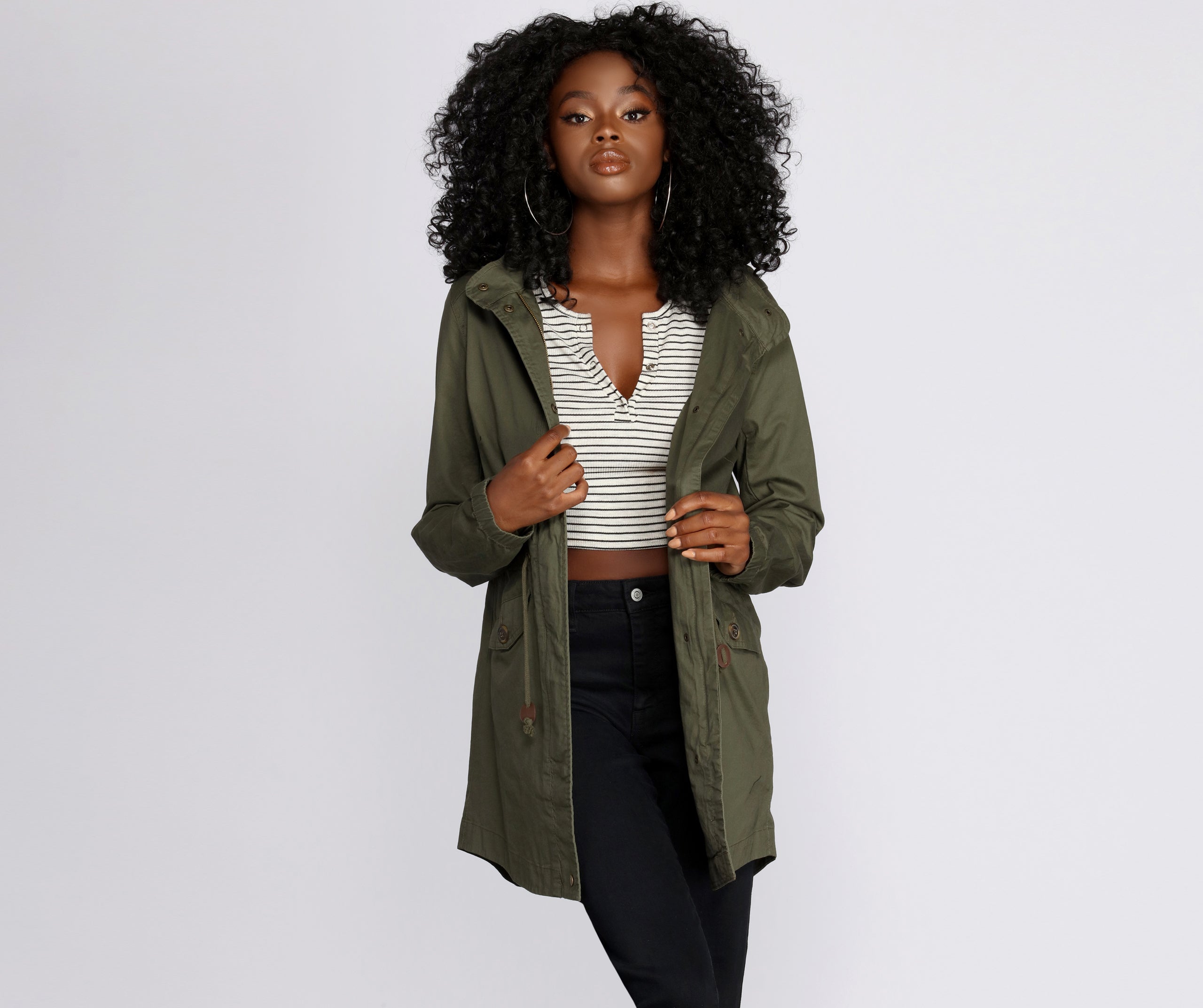 Fall In Line Longline Anorak - Image 7