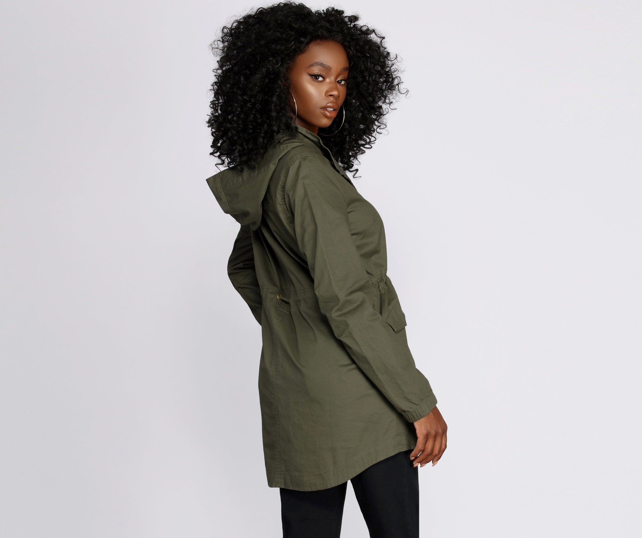 Fall In Line Longline Anorak - Image 6