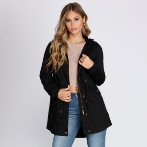 Fall In Line Longline Anorak