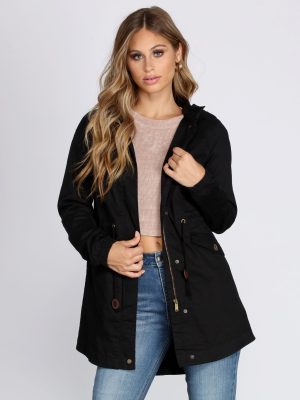 Fall In Line Longline Anorak