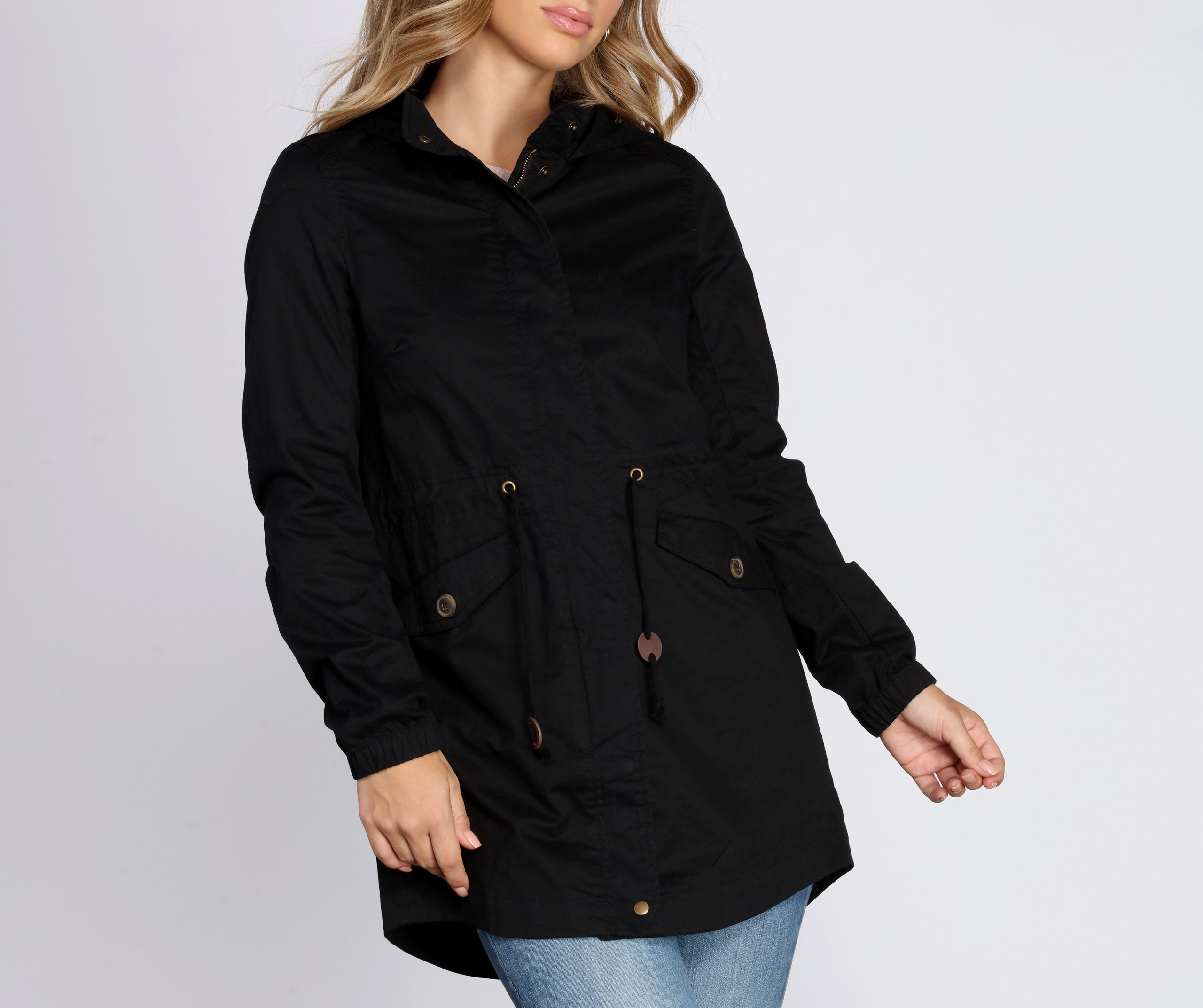 Fall In Line Longline Anorak - Image 3