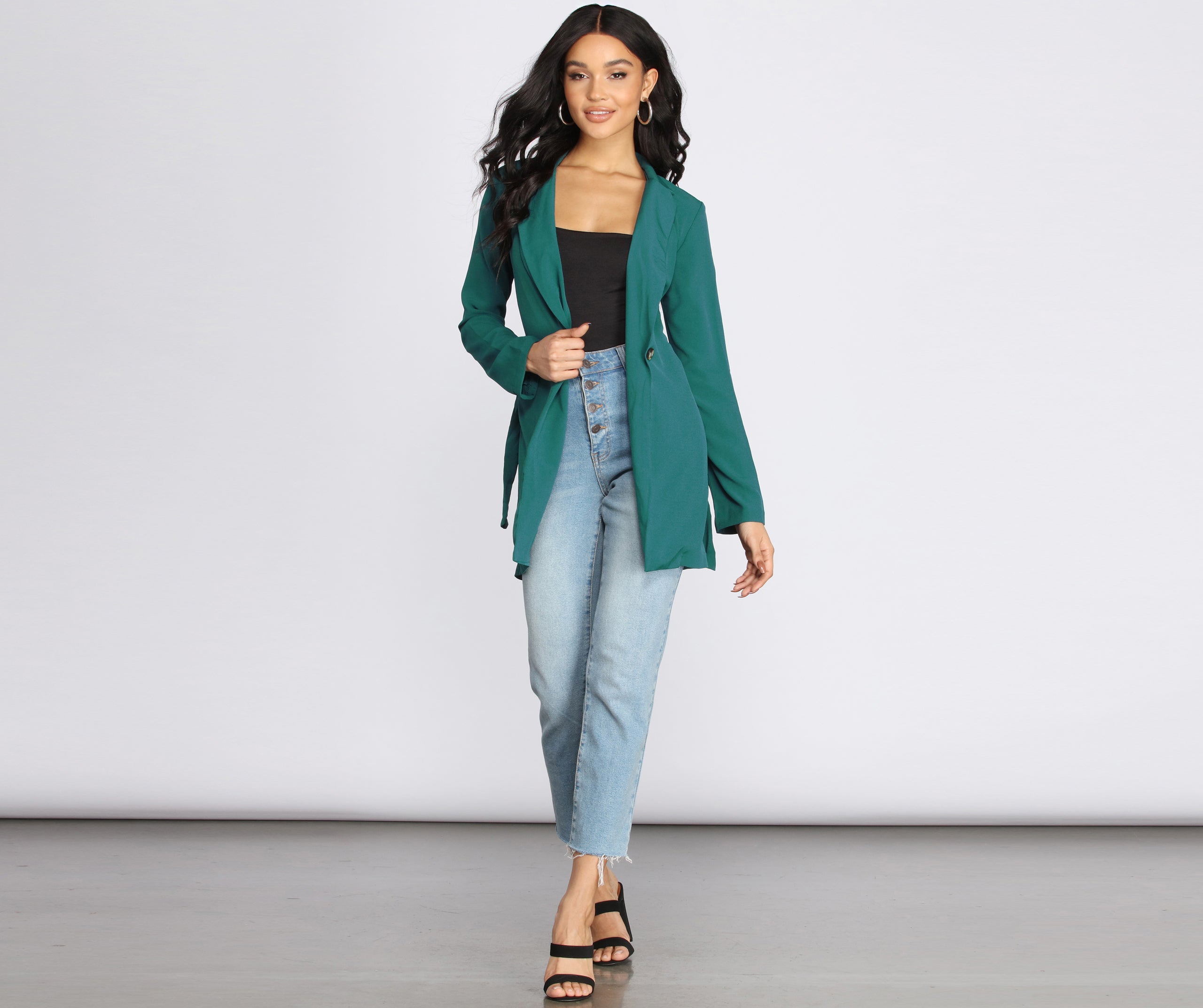Dress Up Your Look Belted Trench - Image 3