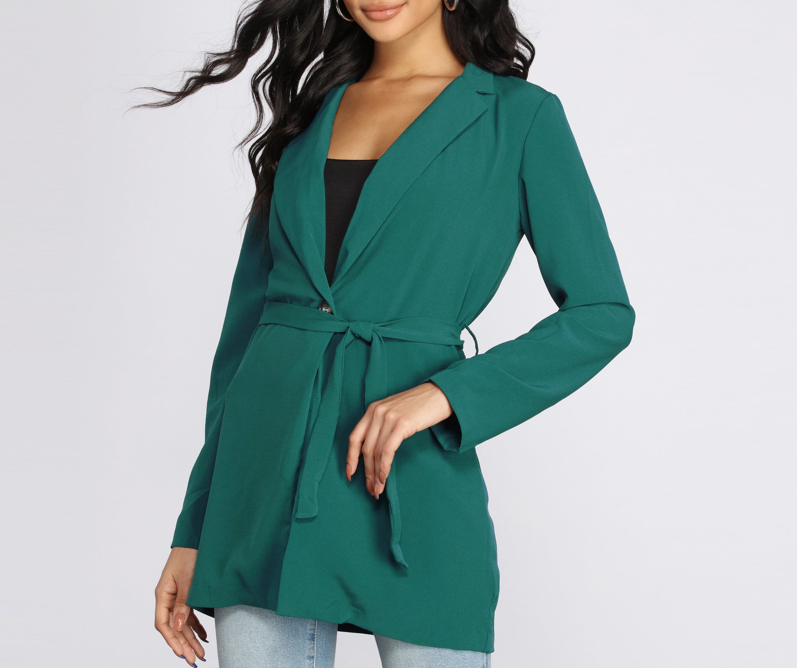 Dress Up Your Look Belted Trench - Image 4