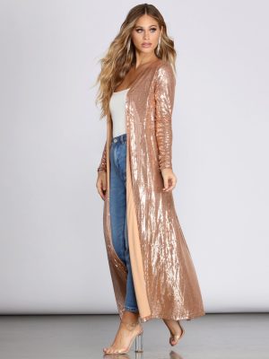 Radiant Sequin Duster