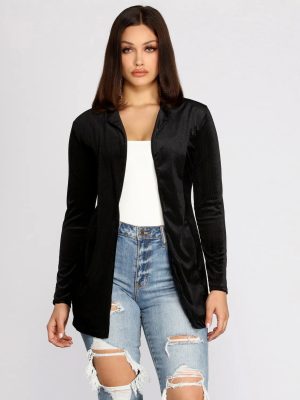 Young And Free Velvet Blazer