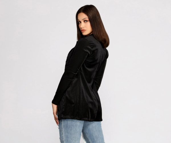 Young And Free Velvet Blazer - Image 2