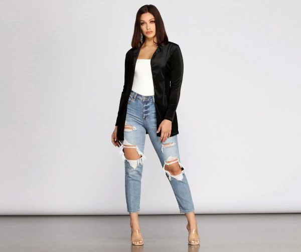 Young And Free Velvet Blazer - Image 4