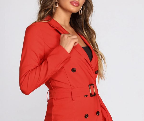 Bold Boss Babe Trench Coat - Image 4