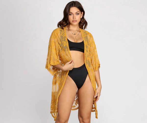 Desert Wanderer Crochet Kimono - Image 10