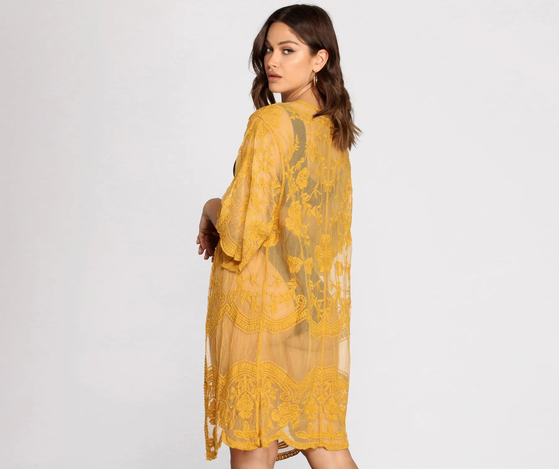 Desert Wanderer Crochet Kimono - Image 11