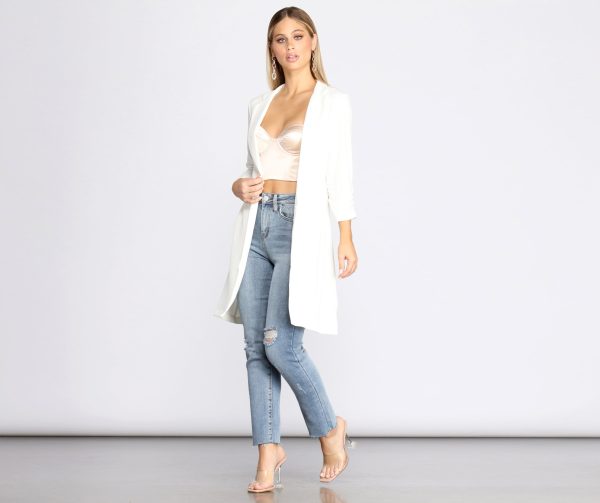 Boss Babe Crepe Longline Blazer - Image 14