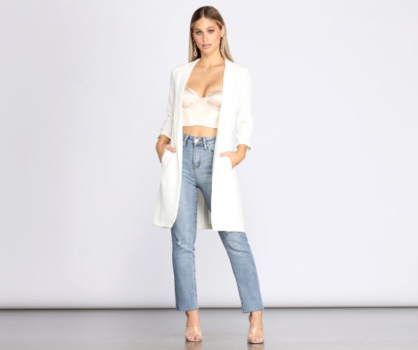 Boss Babe Crepe Longline Blazer - Image 17