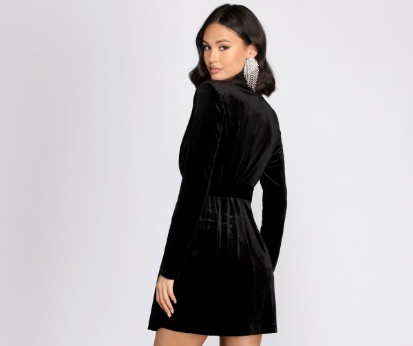 A Vision In Velvet Trench Coat - Image 2