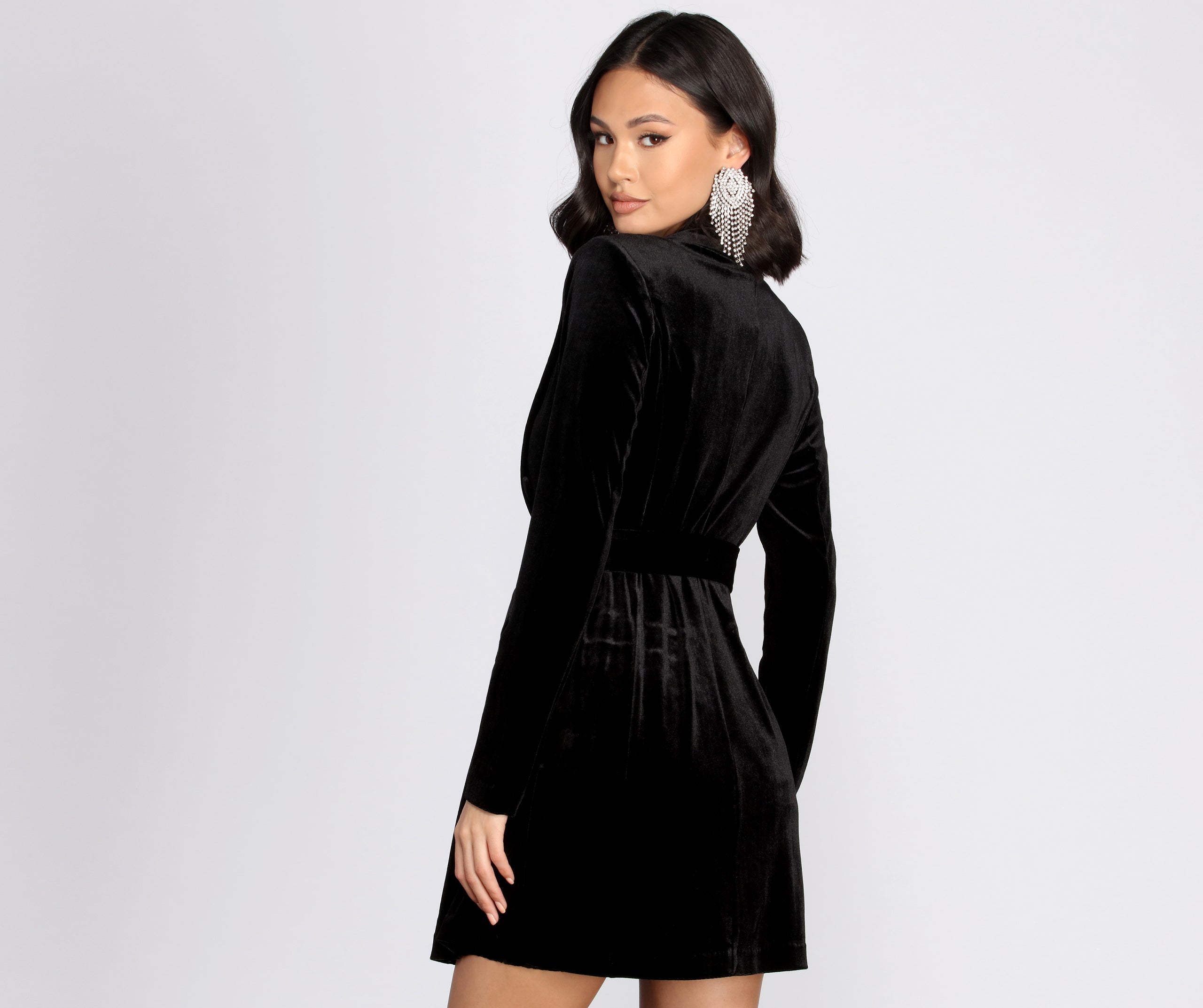 A Vision In Velvet Trench Coat - Image 2