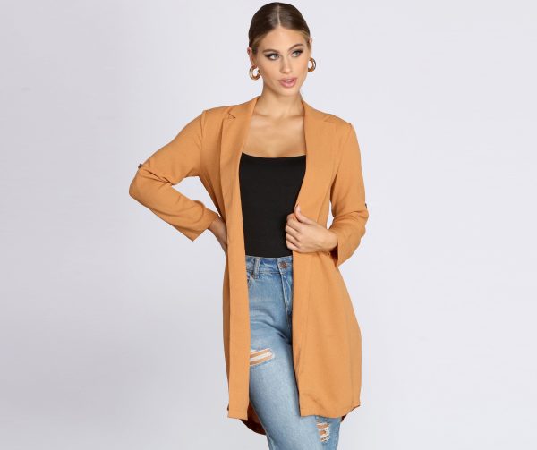 Dressed To Impress Belted Trench - Image 5
