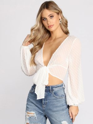 Boho-Chic Tie-Front Top