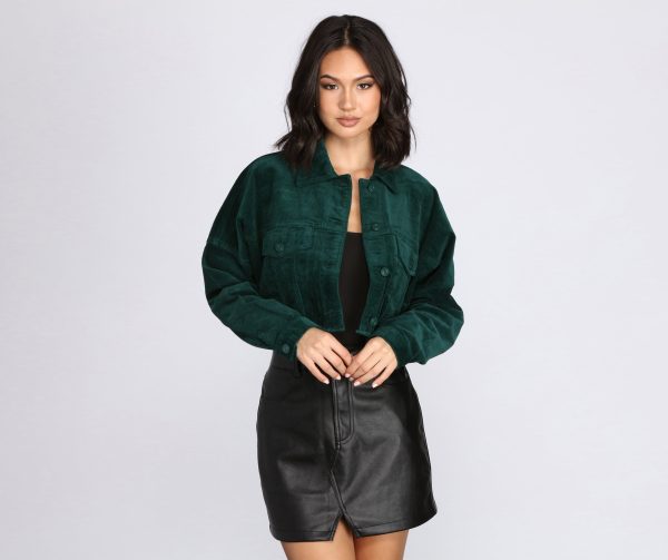 Button Up Corduroy Jacket - Image 5