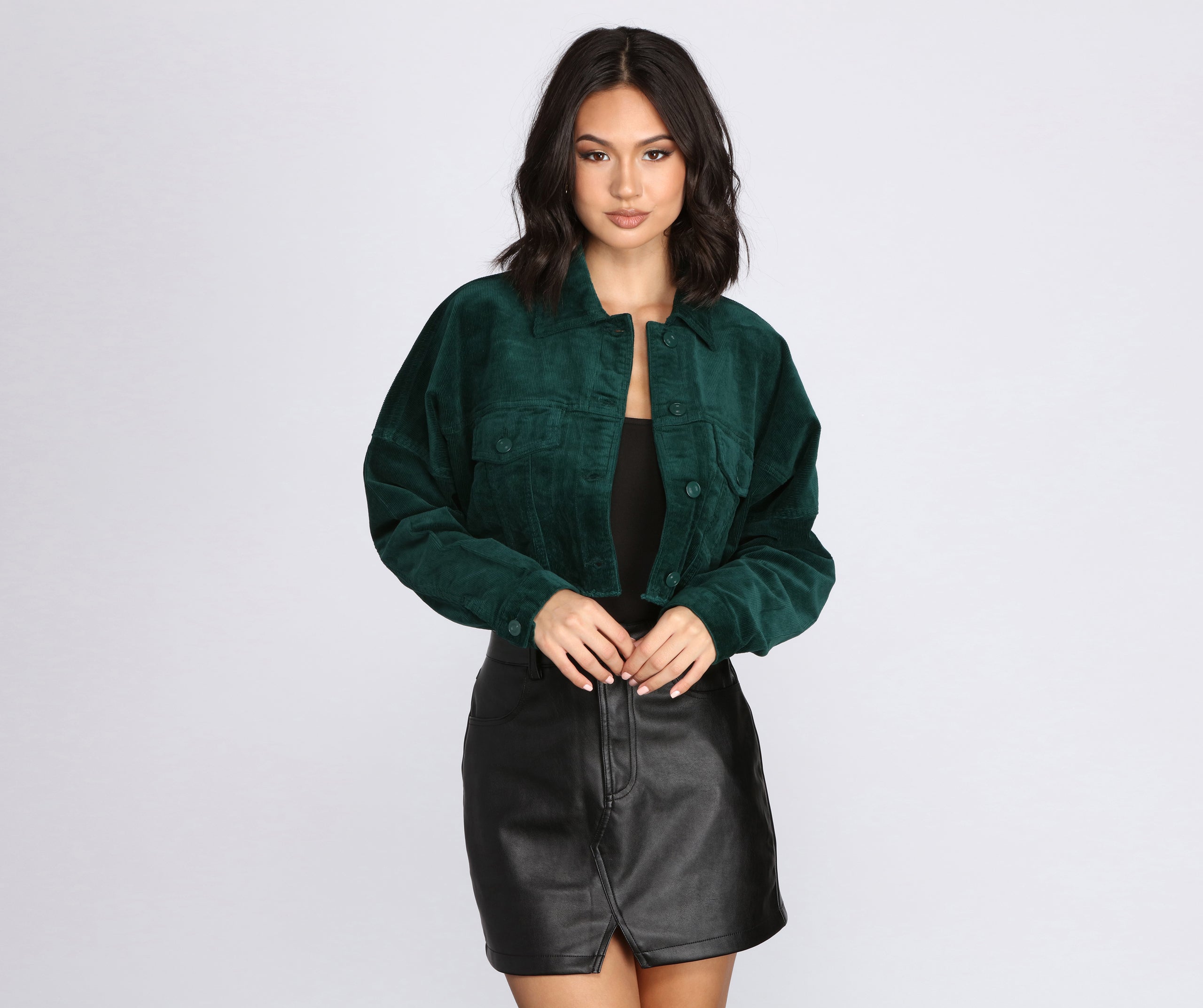 Button Up Corduroy Jacket - Image 5