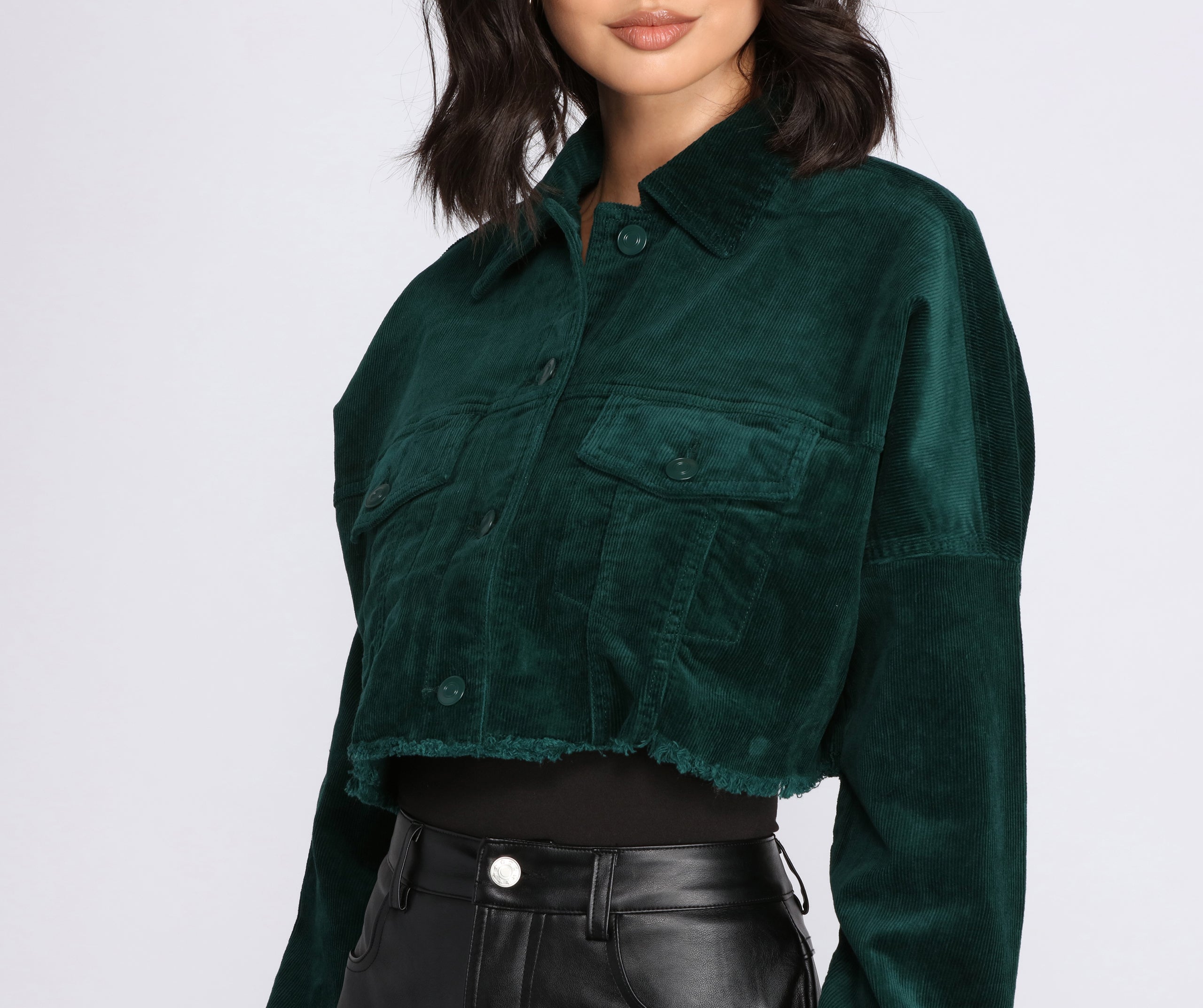 Button Up Corduroy Jacket - Image 8