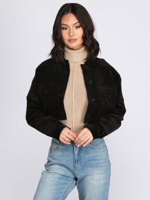 Button Up Corduroy Jacket