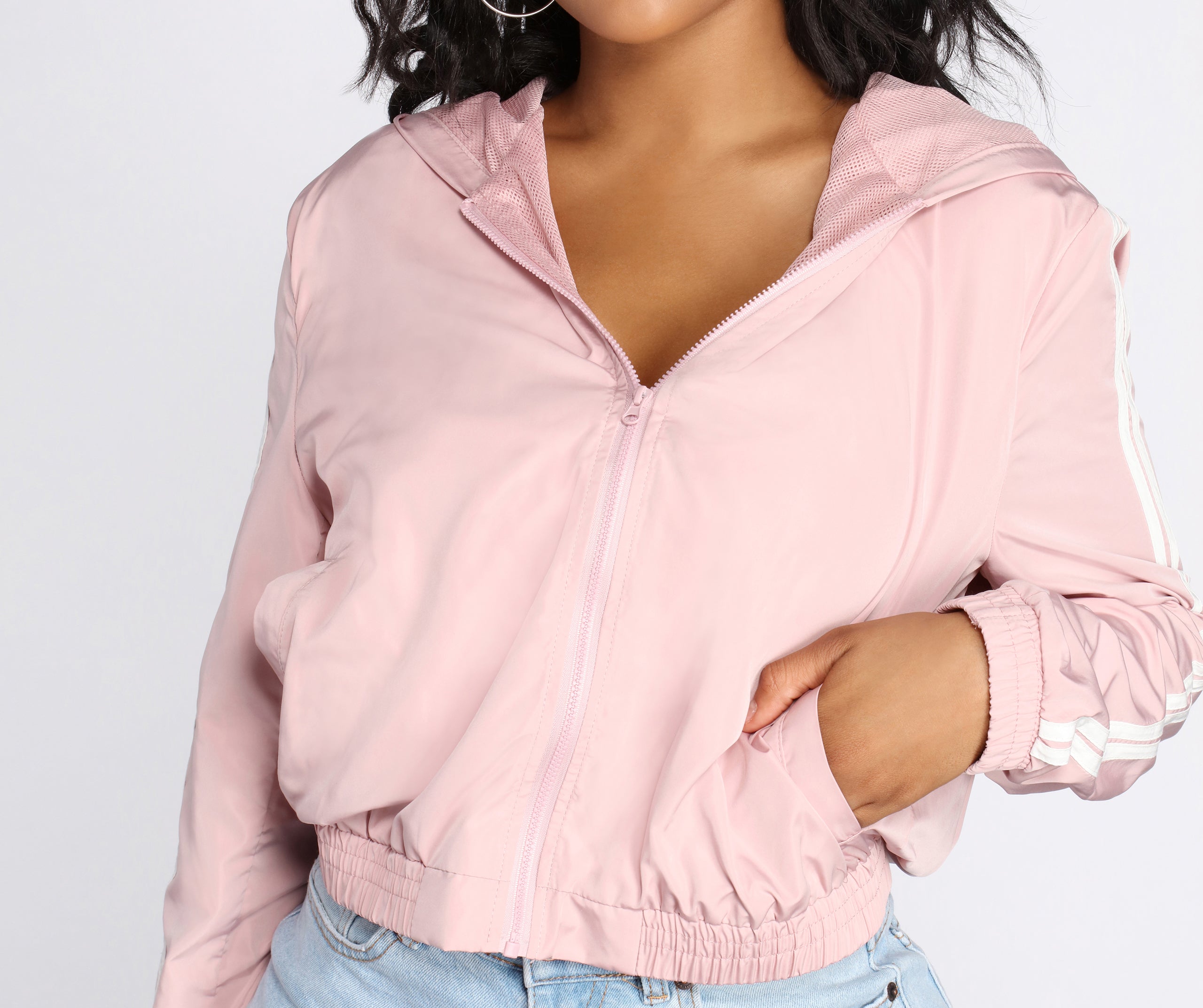 Like So Sporty Zip Up Cropped Jacket - Image 3