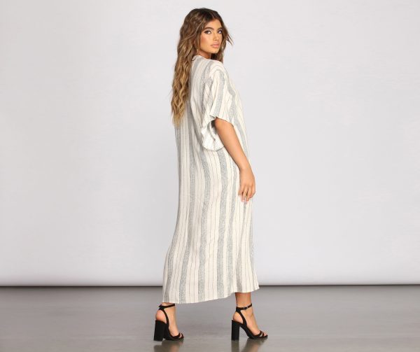 Sassy In Stripes Kimono - Image 2