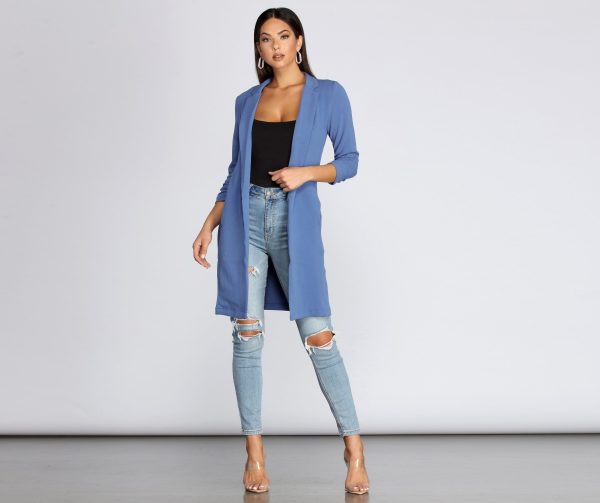 Boss Babe Crepe Longline Blazer - Image 26
