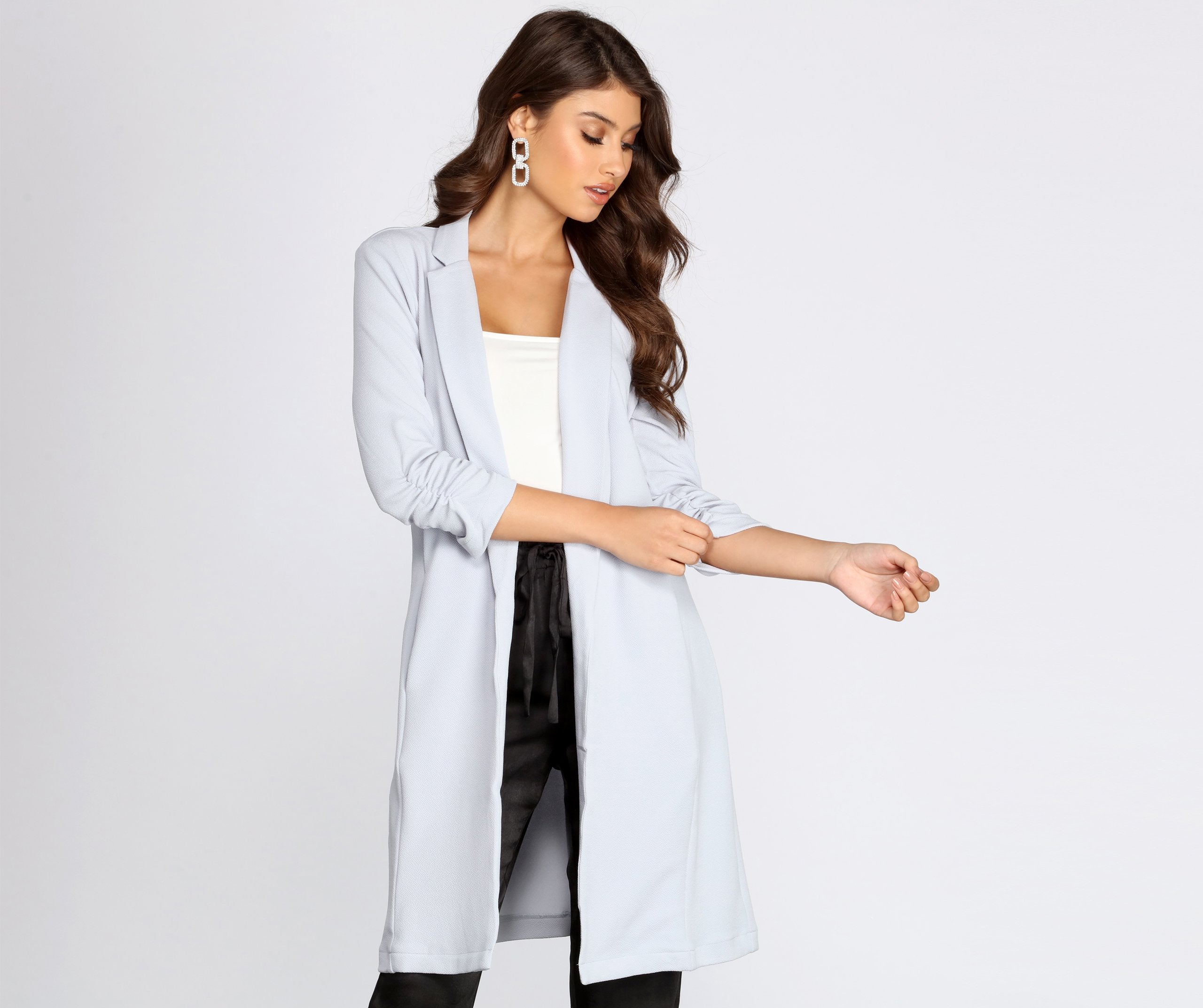 Boss Babe Crepe Longline Blazer - Image 20
