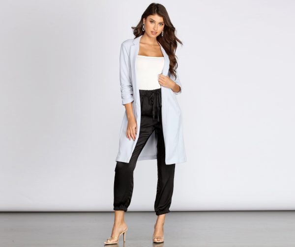 Boss Babe Crepe Longline Blazer - Image 22